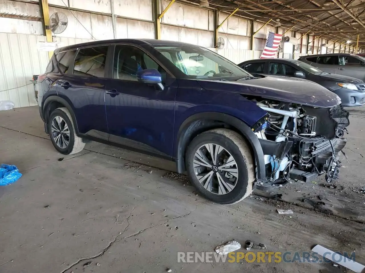 4 Фотография поврежденного автомобиля 5N1BT3BA2NC678208 NISSAN ROGUE 2022