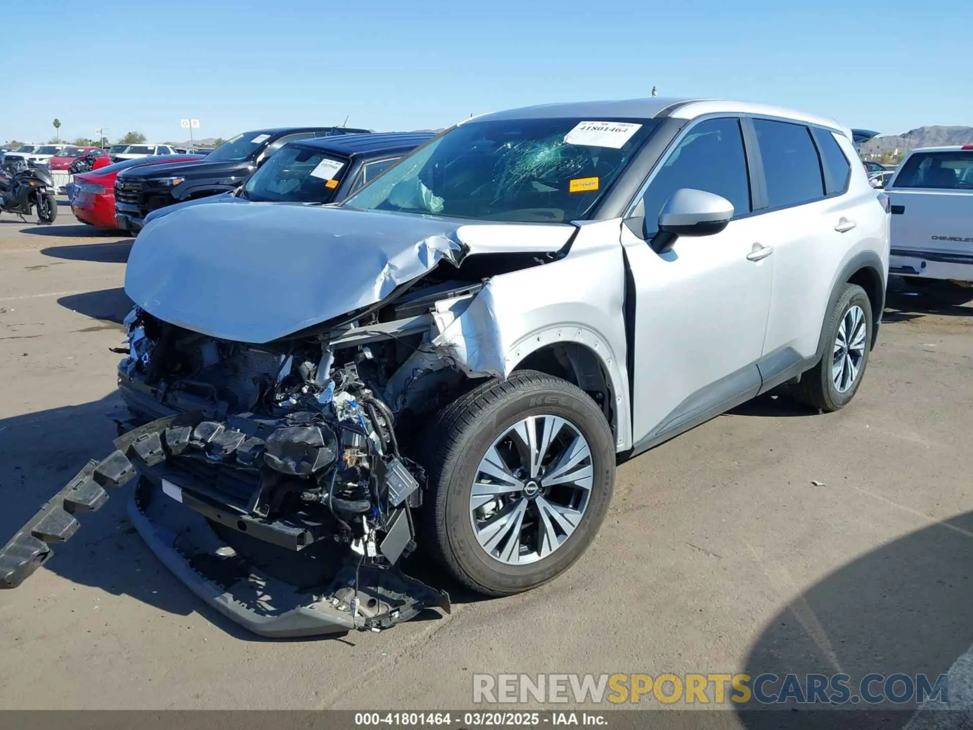 2 Photograph of a damaged car 5N1BT3BA2NC680699 NISSAN ROGUE 2022