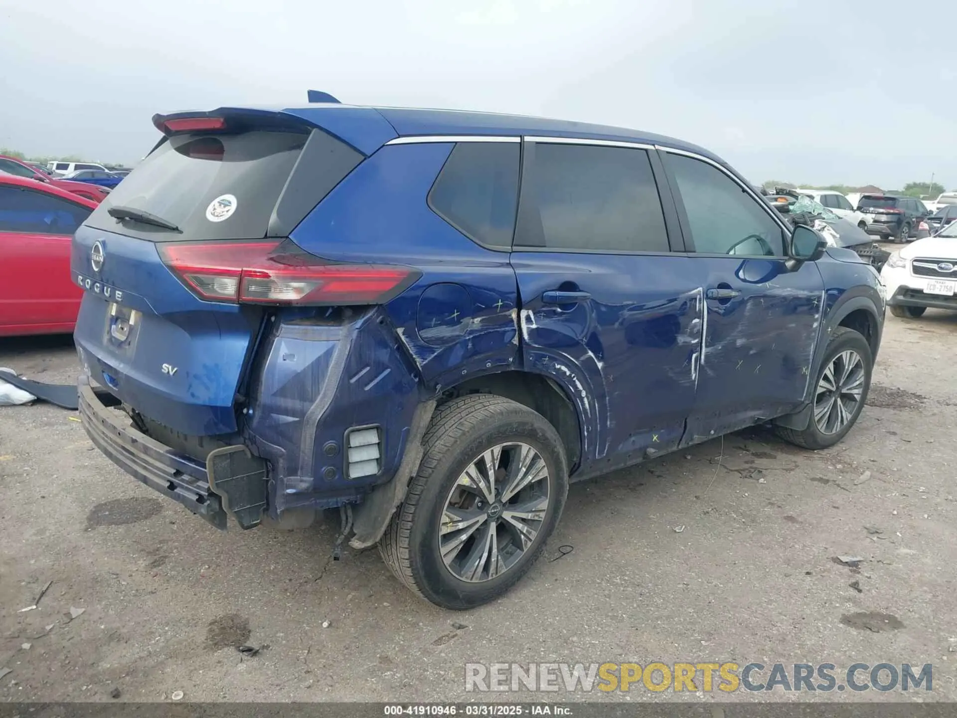 4 Фотография поврежденного автомобиля 5N1BT3BA3NC693946 NISSAN ROGUE 2022