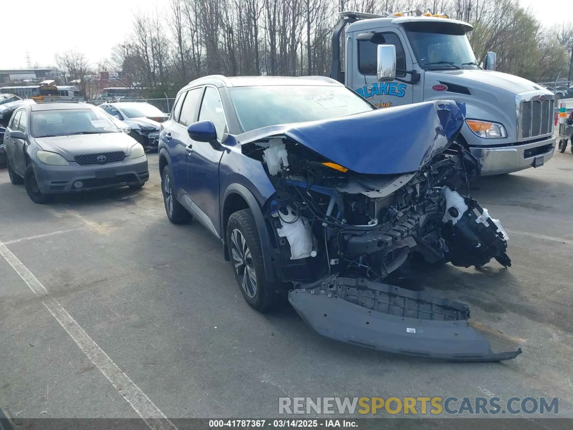 1 Photograph of a damaged car 5N1BT3BA3NC710454 NISSAN ROGUE 2022