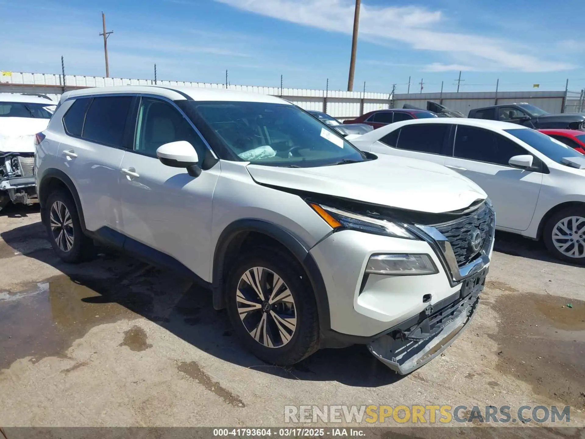 1 Photograph of a damaged car 5N1BT3BA4NC723035 NISSAN ROGUE 2022