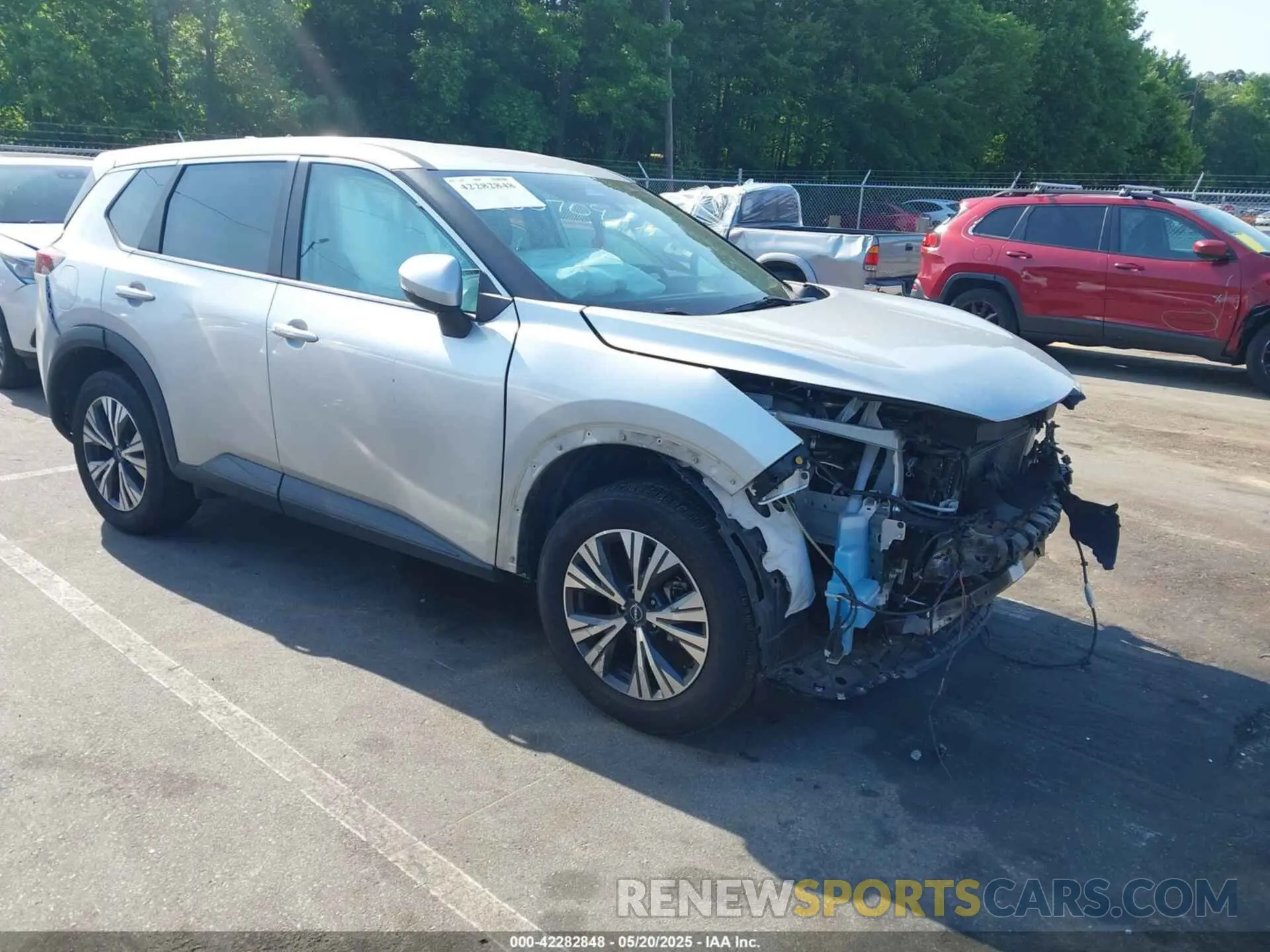 1 Photograph of a damaged car 5N1BT3BA5NC693057 NISSAN ROGUE 2022