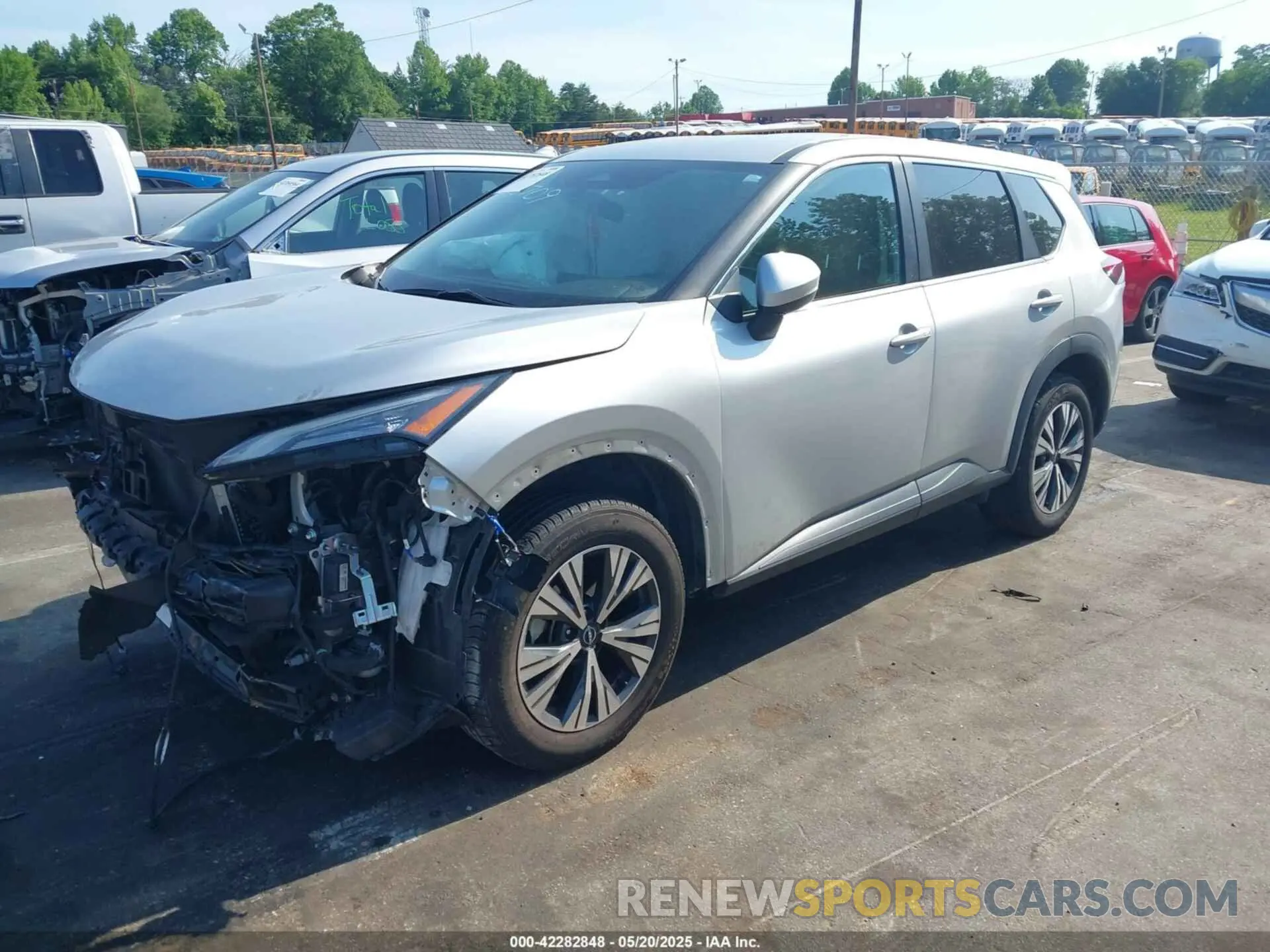 2 Photograph of a damaged car 5N1BT3BA5NC693057 NISSAN ROGUE 2022