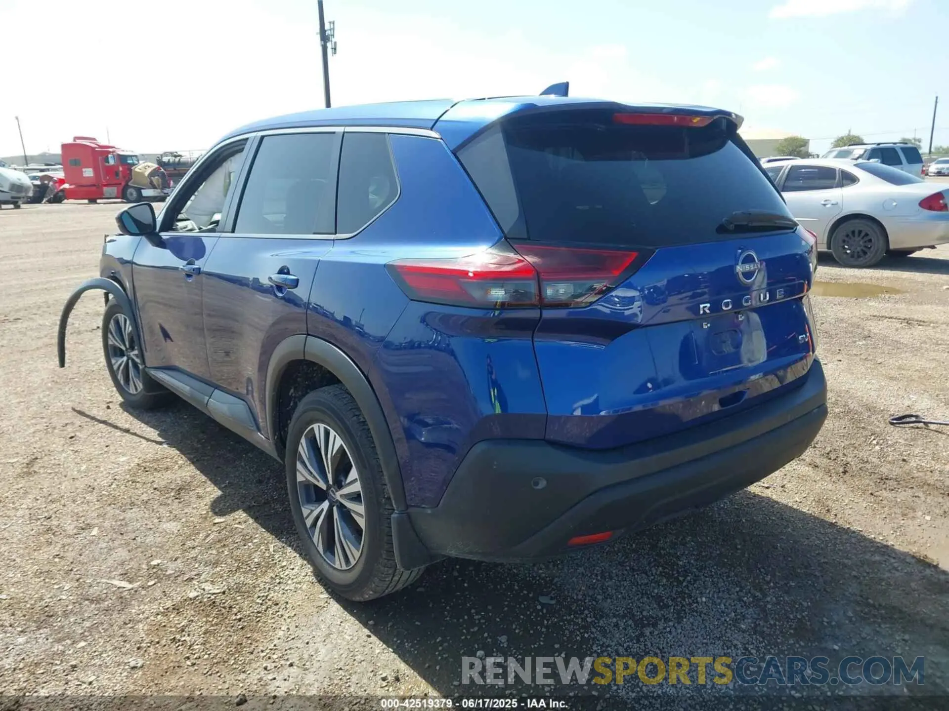 3 Photograph of a damaged car 5N1BT3BA7NC707959 NISSAN ROGUE 2022