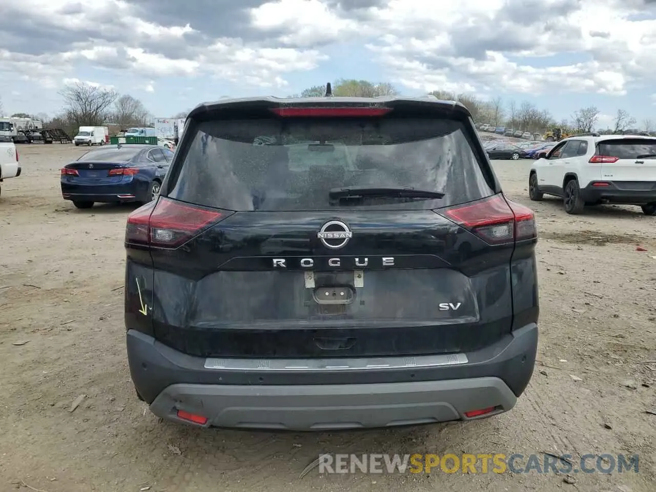 6 Photograph of a damaged car 5N1BT3BA8NC696308 NISSAN ROGUE 2022