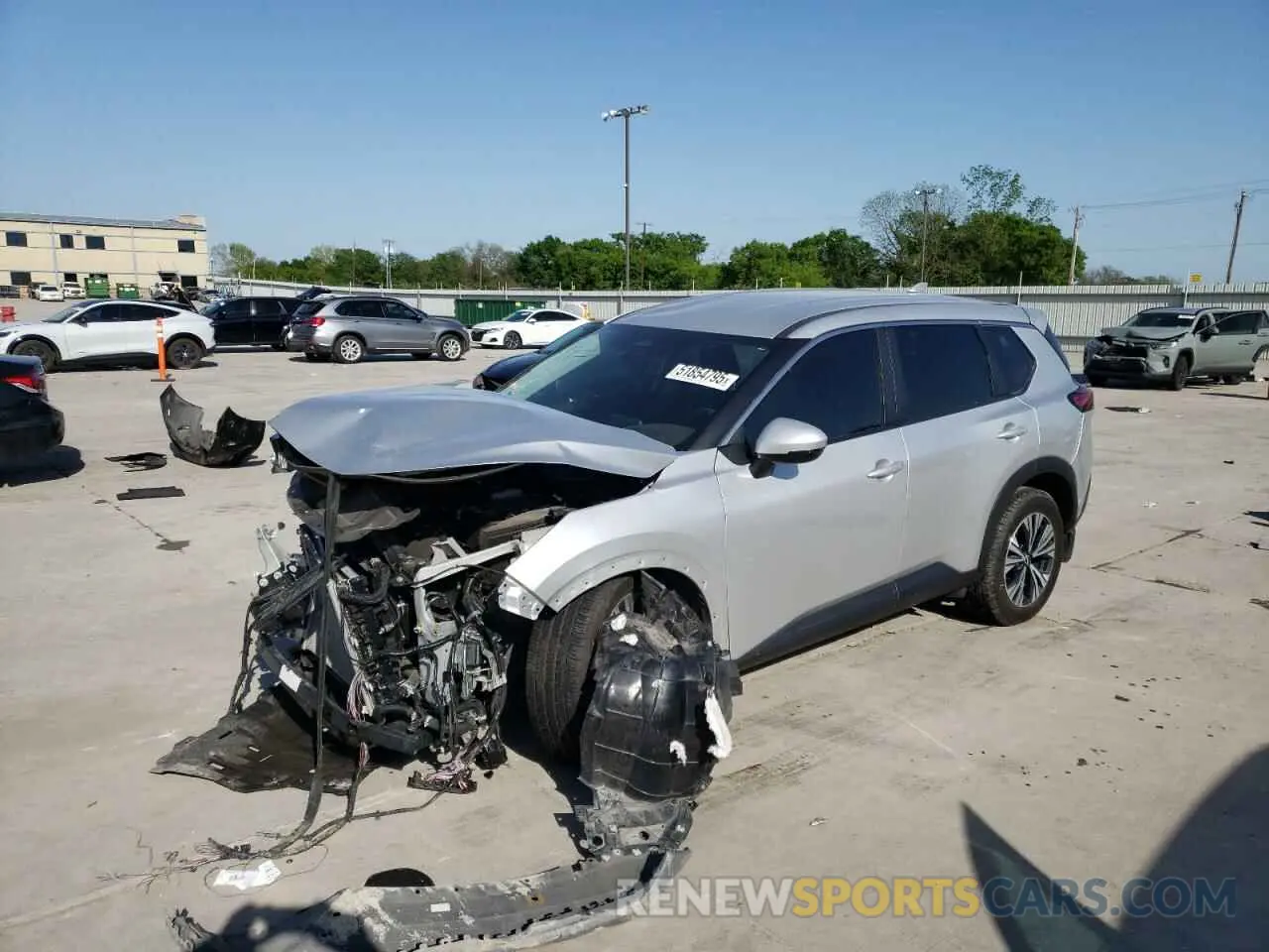 1 Photograph of a damaged car 5N1BT3BB3NC684155 NISSAN ROGUE 2022