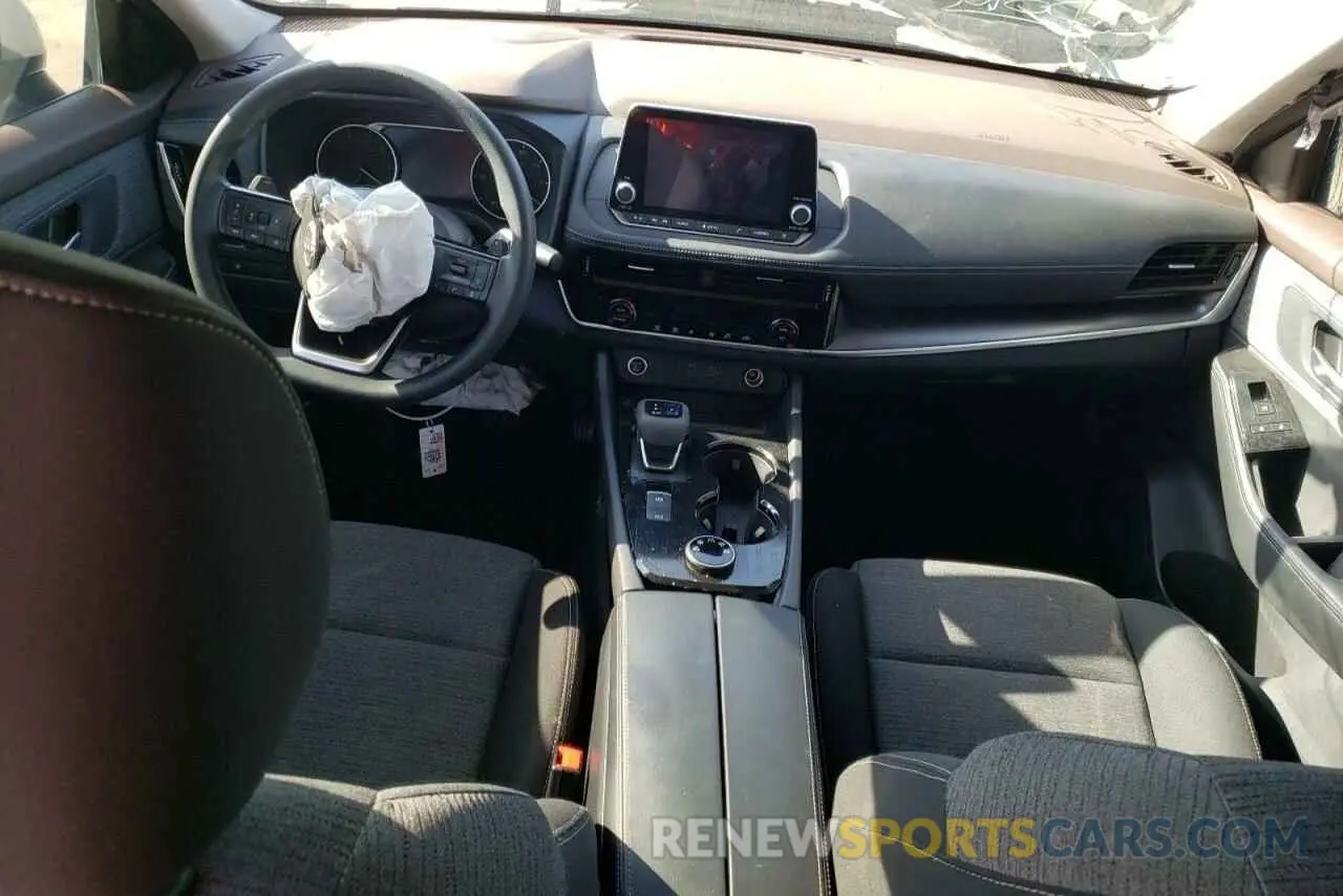 8 Photograph of a damaged car 5N1BT3BB3NC684155 NISSAN ROGUE 2022