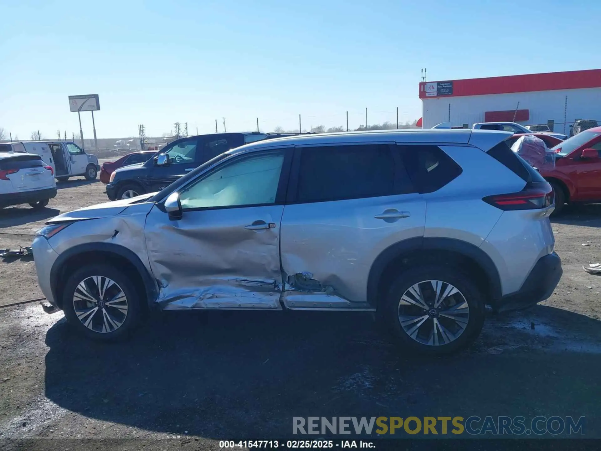 13 Photograph of a damaged car 5N1BT3BB6NC693707 NISSAN ROGUE 2022