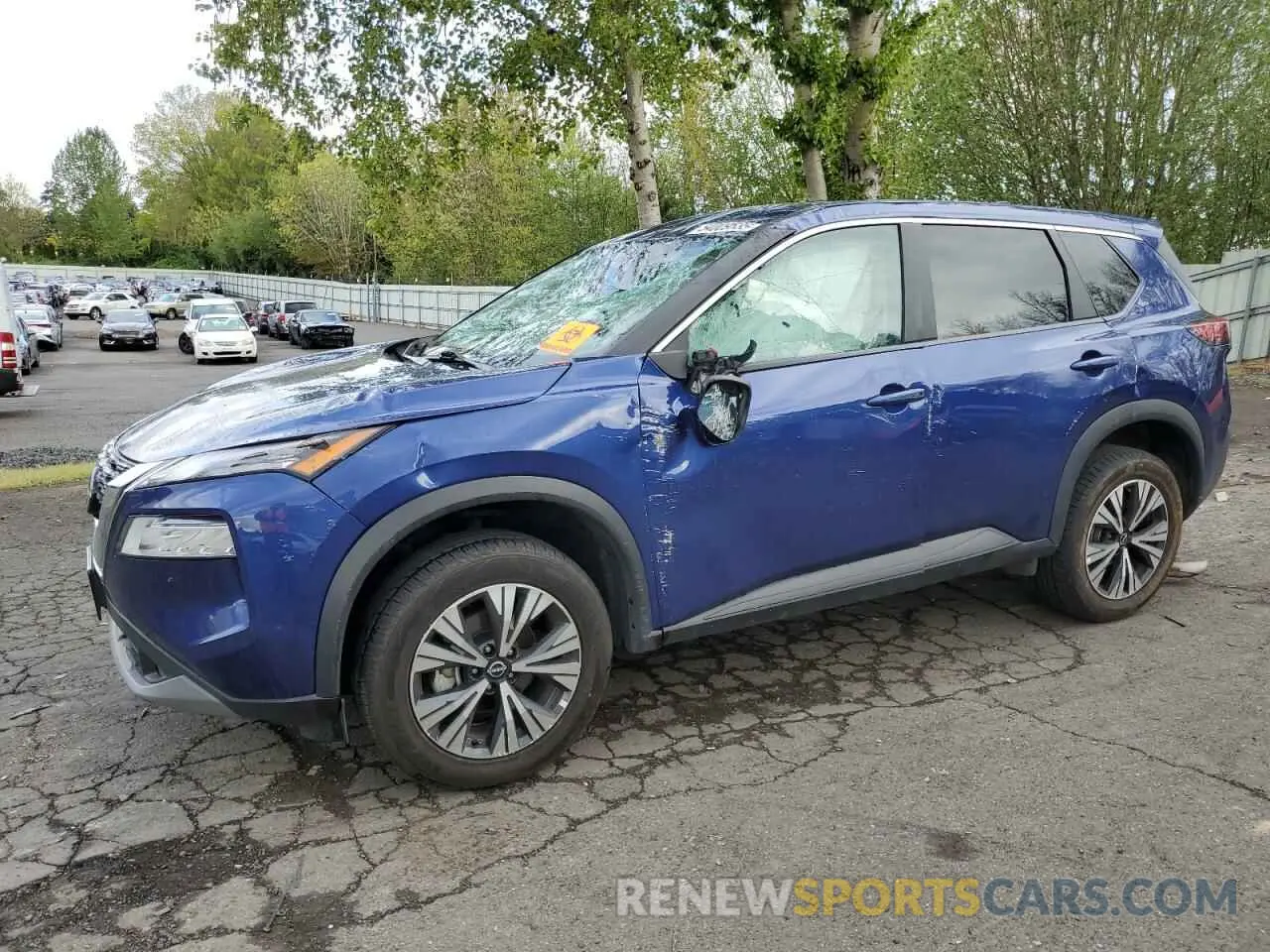 1 Photograph of a damaged car 5N1BT3BB6NC695294 NISSAN ROGUE 2022