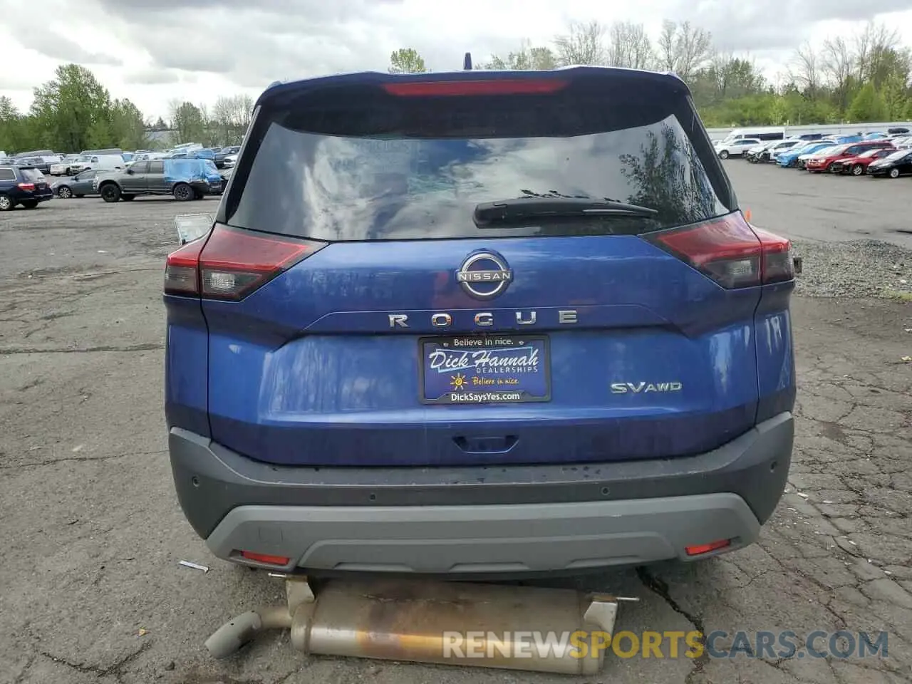 6 Photograph of a damaged car 5N1BT3BB6NC695294 NISSAN ROGUE 2022