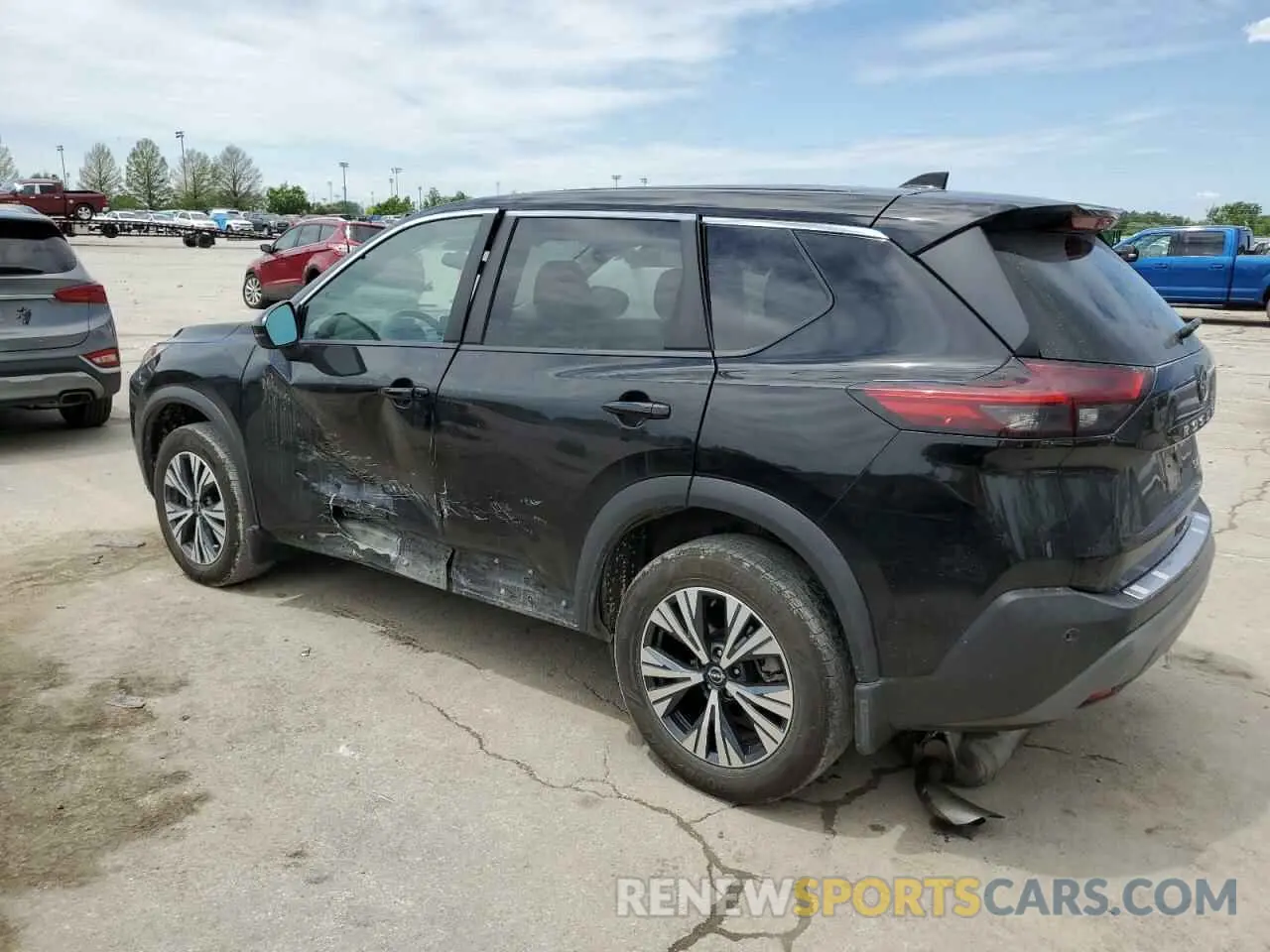 2 Photograph of a damaged car 5N1BT3BB8NC696771 NISSAN ROGUE 2022