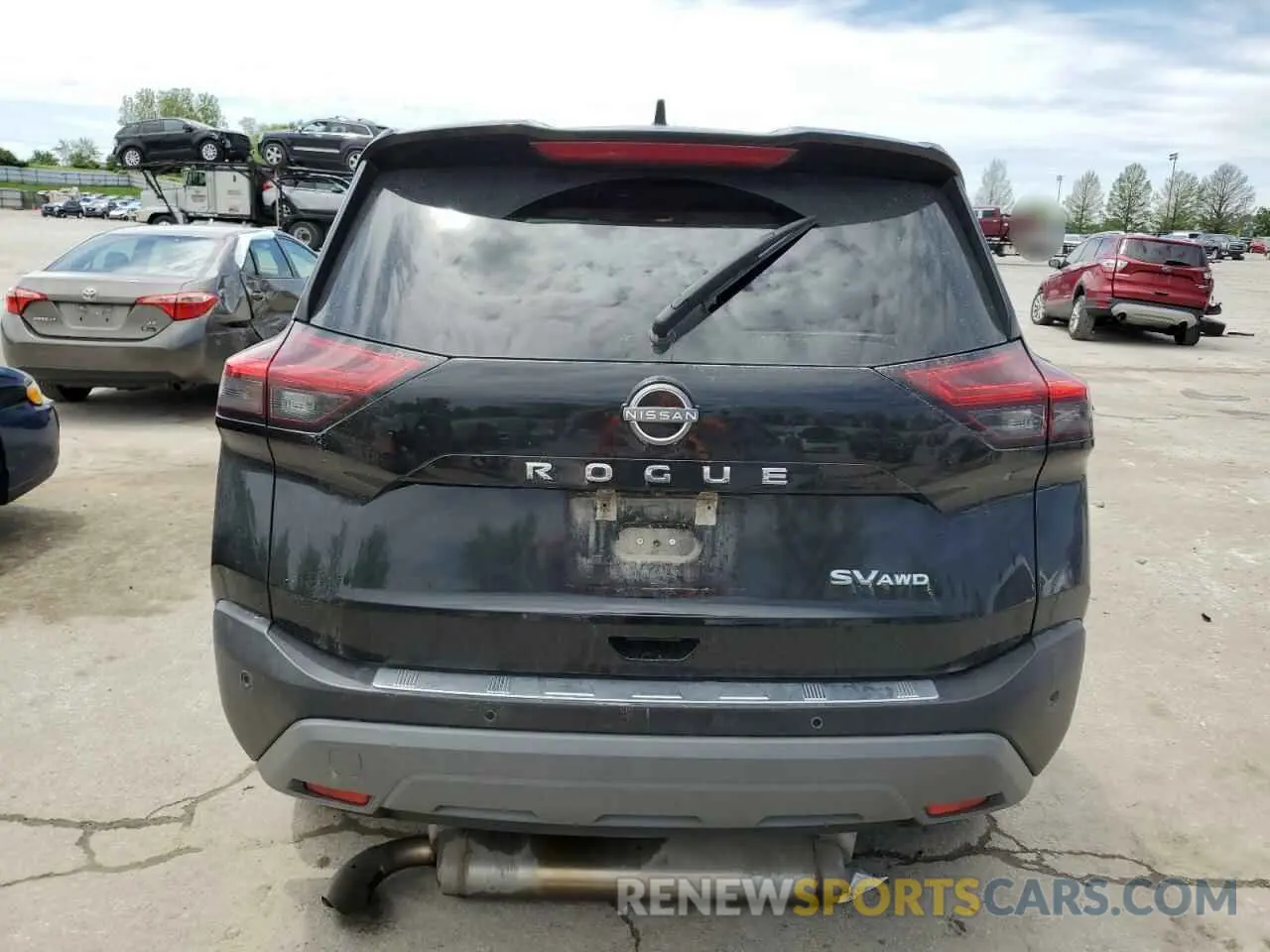 6 Photograph of a damaged car 5N1BT3BB8NC696771 NISSAN ROGUE 2022