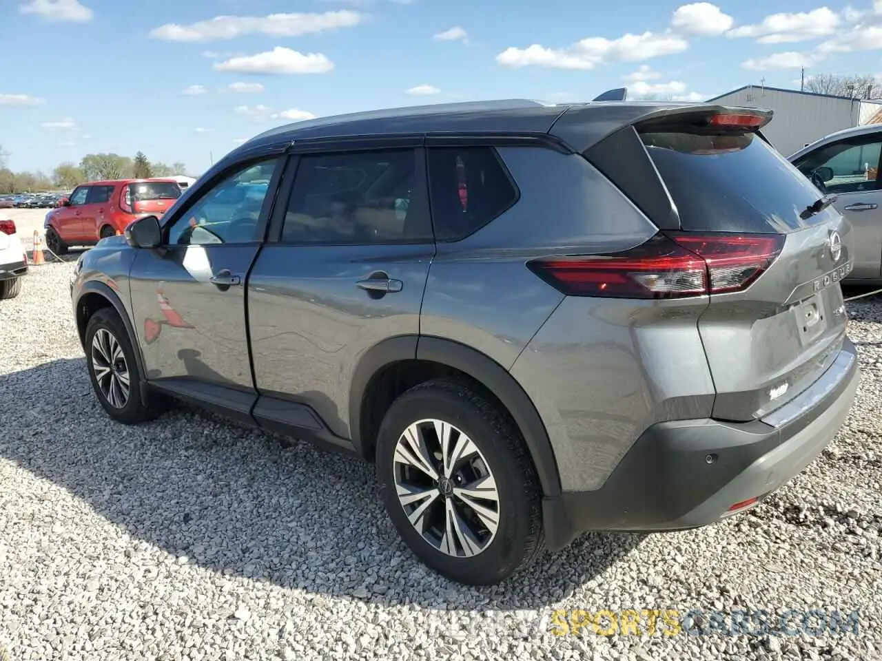 2 Photograph of a damaged car 5N1BT3BB8NC710653 NISSAN ROGUE 2022