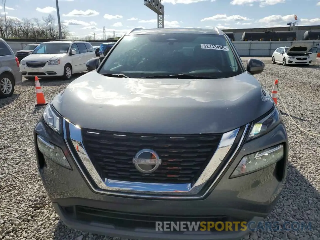 5 Photograph of a damaged car 5N1BT3BB8NC710653 NISSAN ROGUE 2022