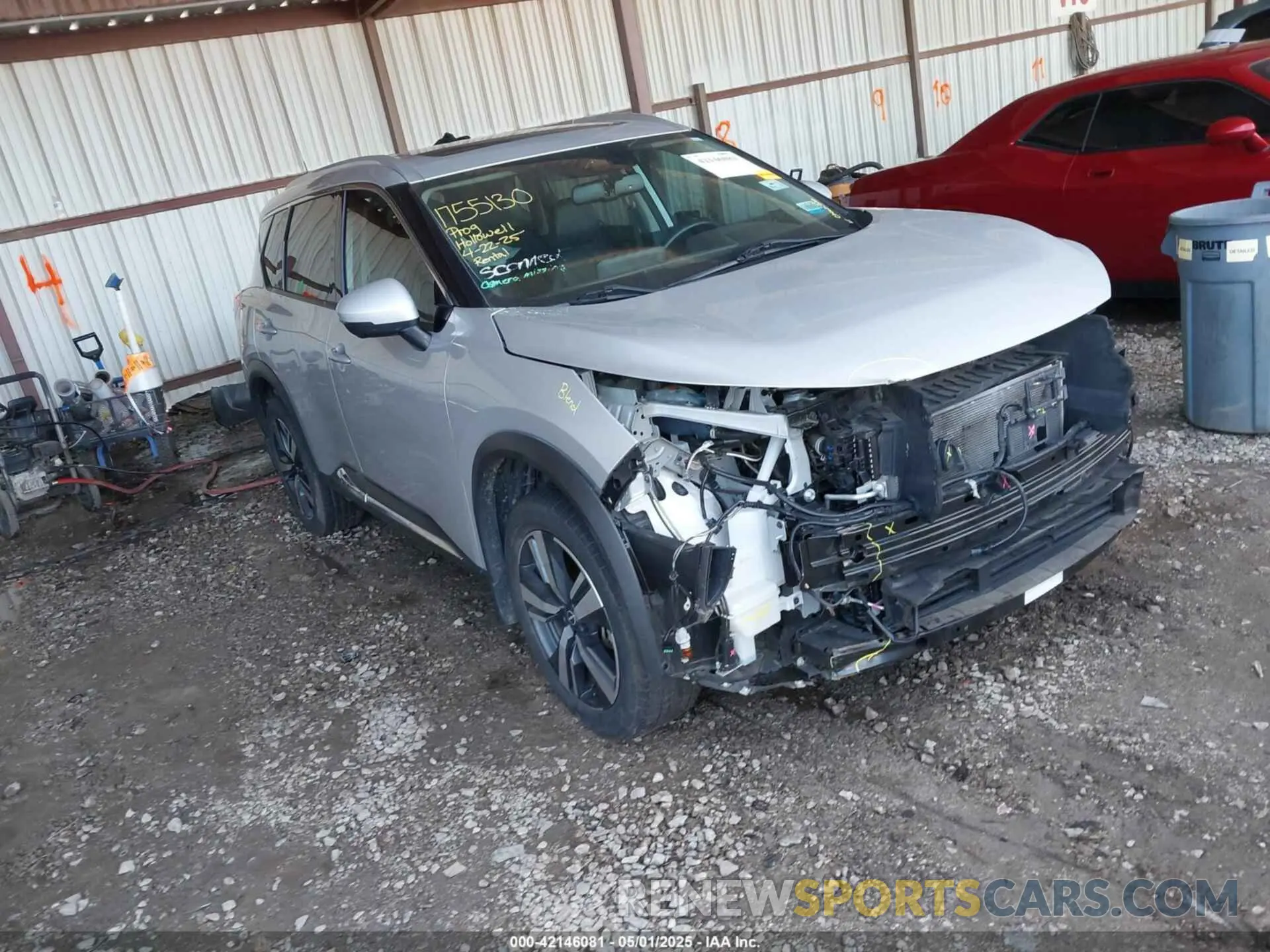 1 Photograph of a damaged car 5N1BT3CA2NC731911 NISSAN ROGUE 2022