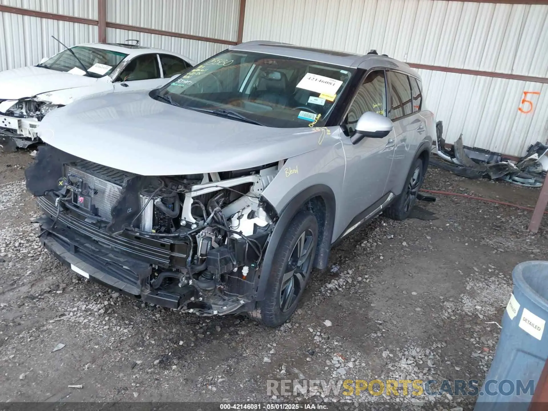 2 Photograph of a damaged car 5N1BT3CA2NC731911 NISSAN ROGUE 2022