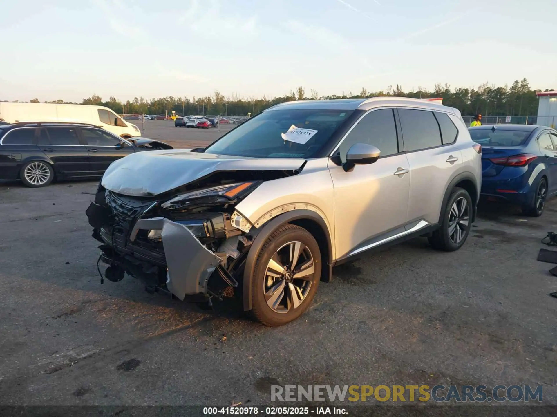 2 Photograph of a damaged car 5N1BT3CA4NC718030 NISSAN ROGUE 2022