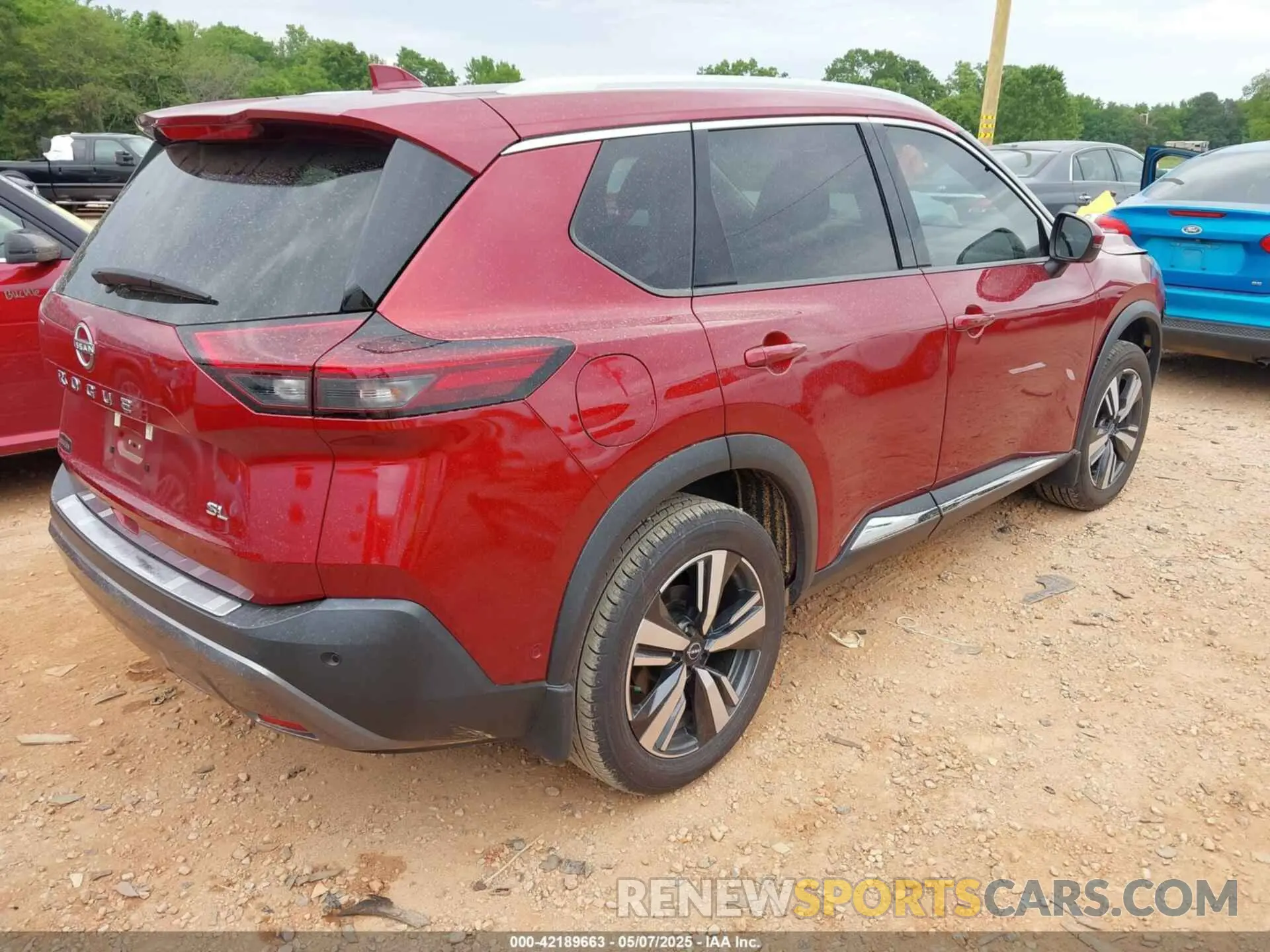 4 Фотография поврежденного автомобиля 5N1BT3CA7NC723108 NISSAN ROGUE 2022