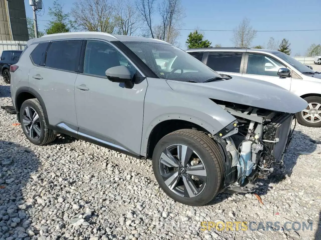 4 Photograph of a damaged car 5N1BT3CB6NC708981 NISSAN ROGUE 2022