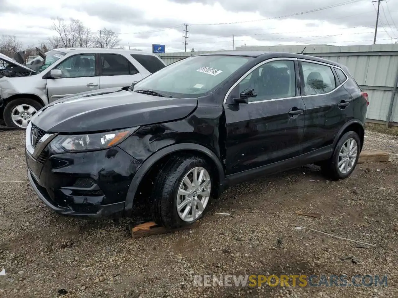1 Photograph of a damaged car JN1BJ1AW6NW477490 NISSAN ROGUE 2022