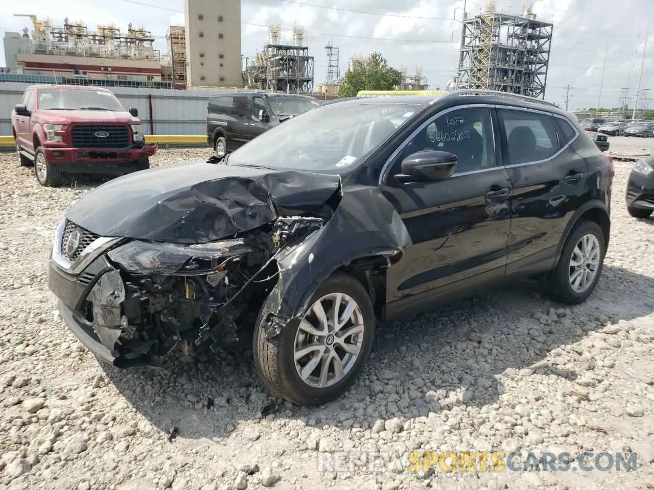 1 Photograph of a damaged car JN1BJ1BV8NW345322 NISSAN ROGUE 2022