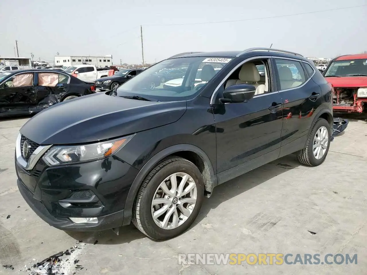 1 Photograph of a damaged car JN1BJ1BW1NW489836 NISSAN ROGUE 2022