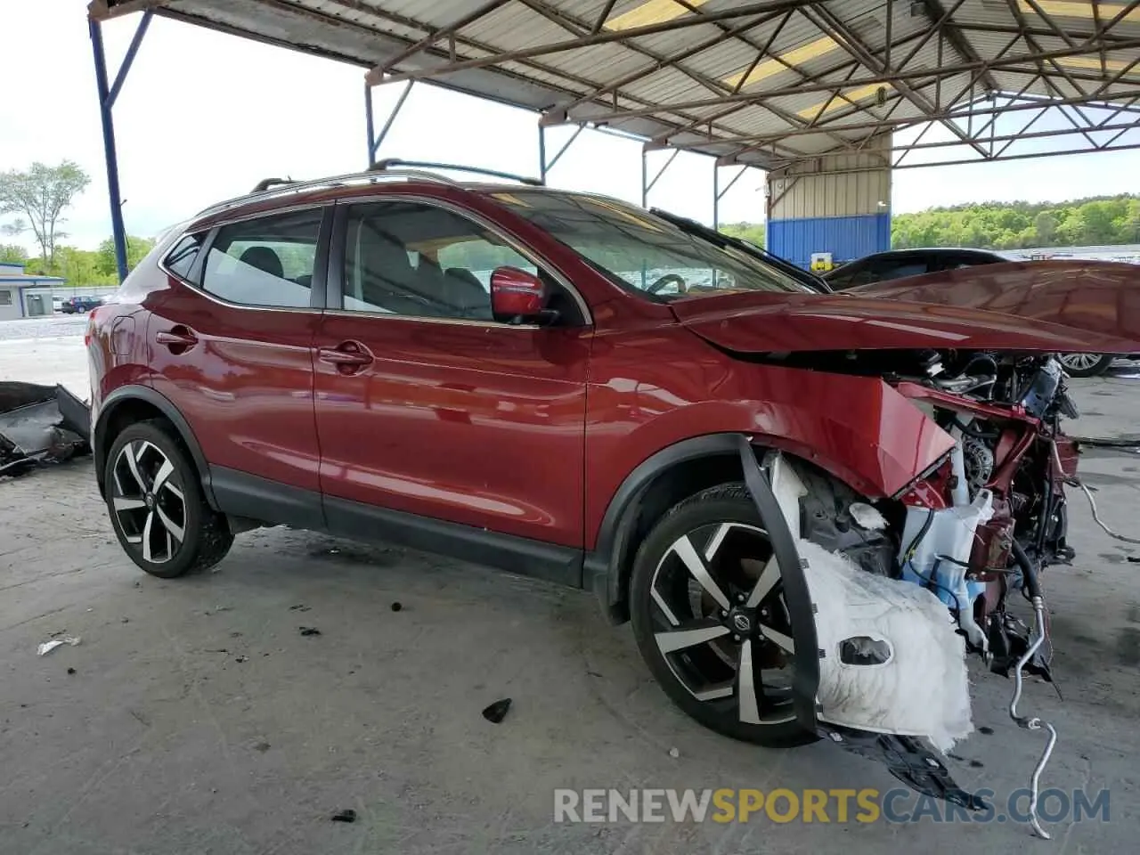 4 Photograph of a damaged car JN1BJ1CV2NW352782 NISSAN ROGUE 2022