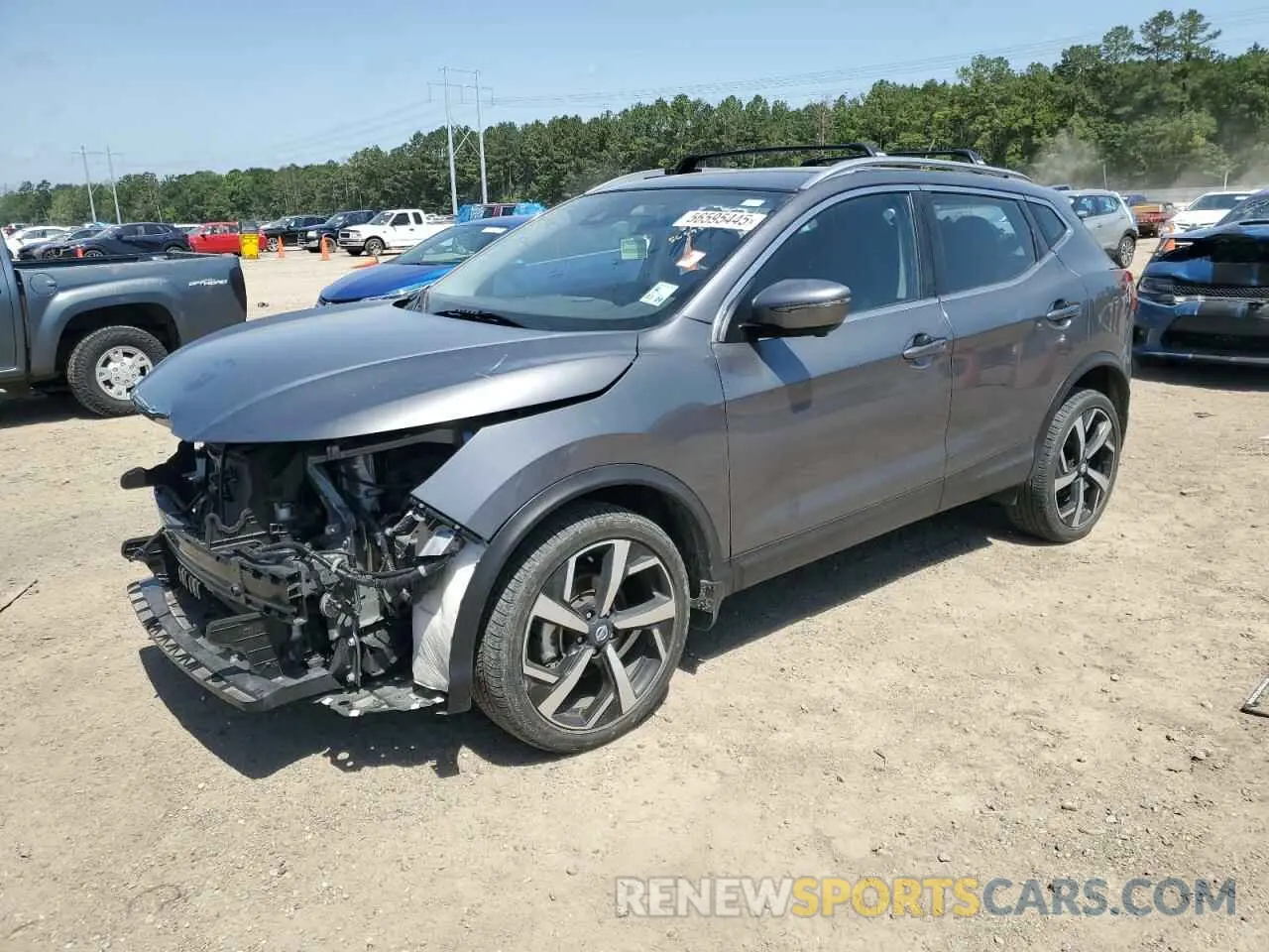 1 Photograph of a damaged car JN1BJ1CV7NW352244 NISSAN ROGUE 2022