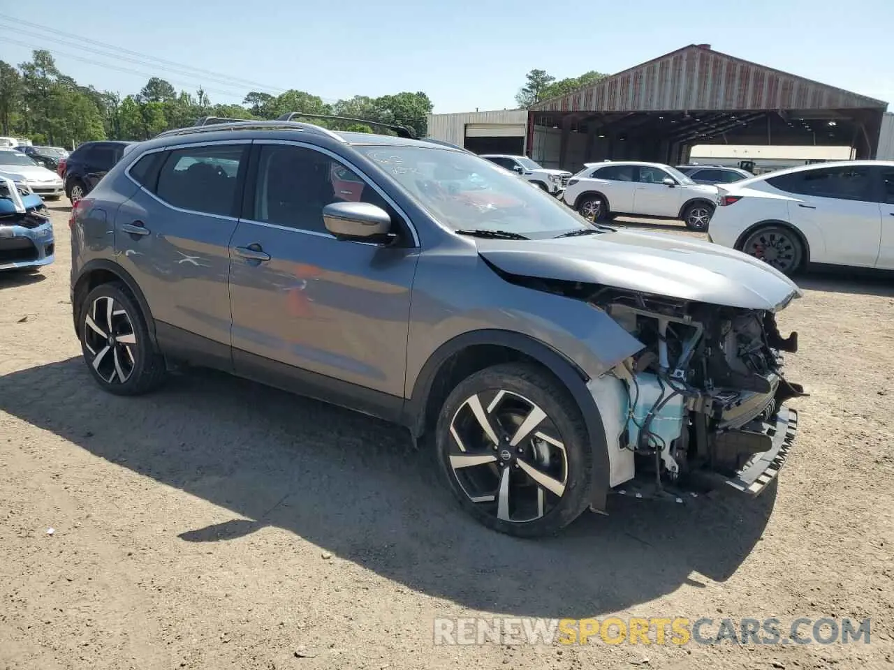 4 Photograph of a damaged car JN1BJ1CV7NW352244 NISSAN ROGUE 2022