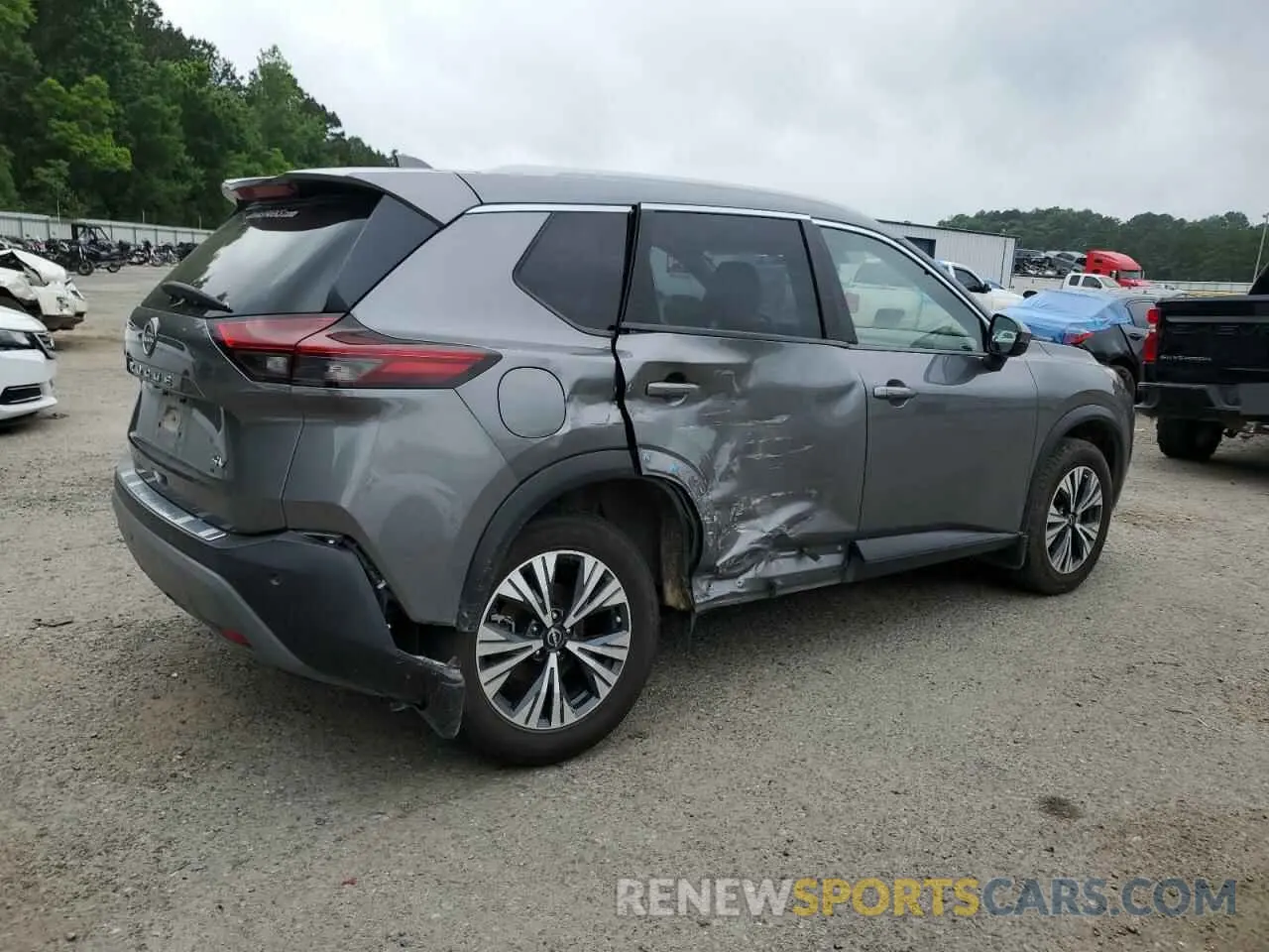 3 Photograph of a damaged car JN8BT3BA4NW043742 NISSAN ROGUE 2022