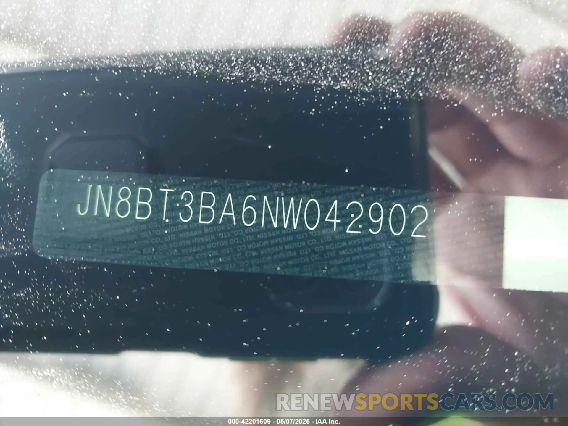 9 Photograph of a damaged car JN8BT3BA6NW042902 NISSAN ROGUE 2022