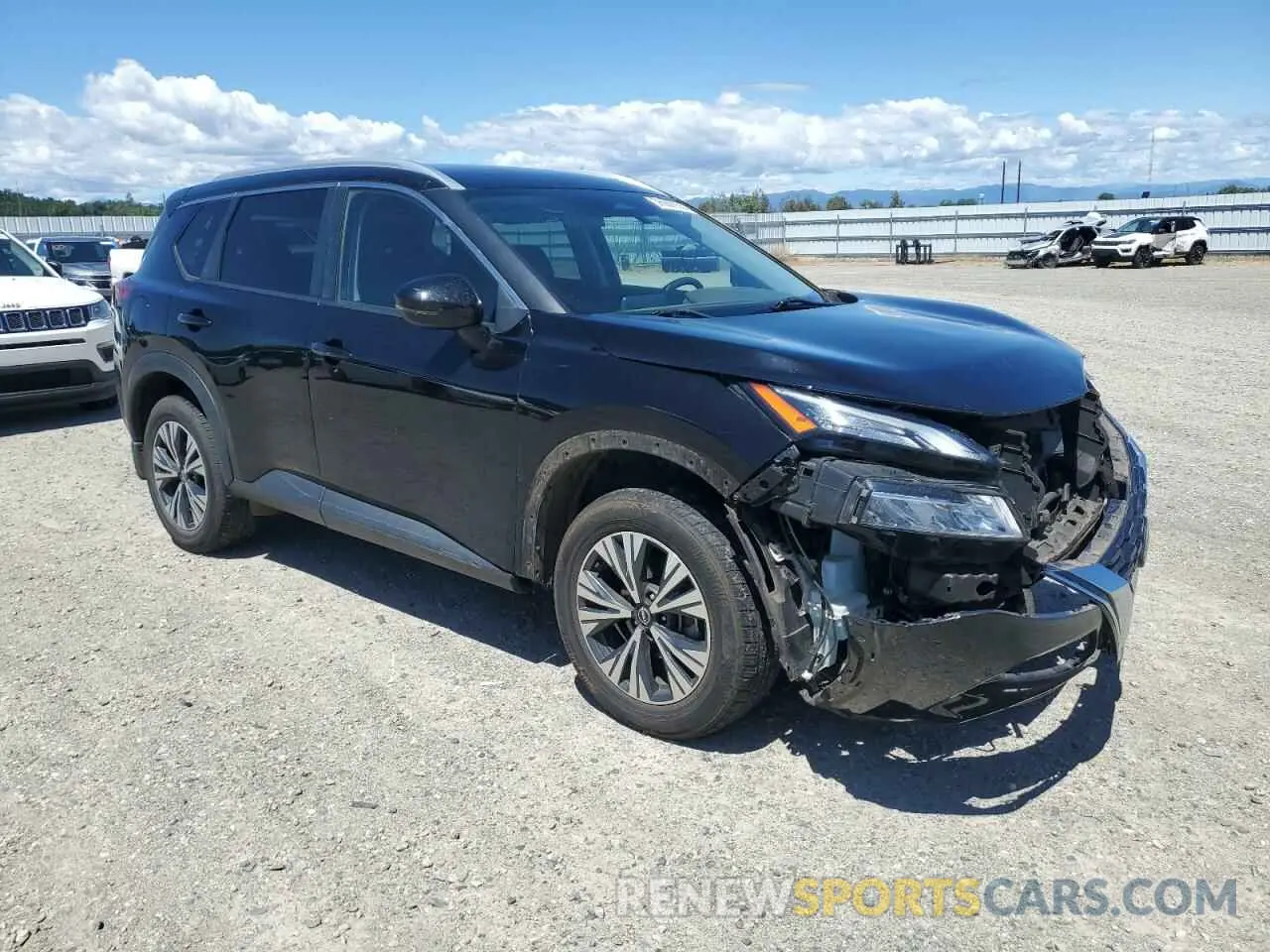 4 Photograph of a damaged car JN8BT3BB4NW332256 NISSAN ROGUE 2022