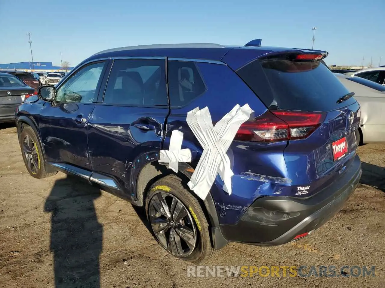 2 Фотография поврежденного автомобиля JN8BT3CB6NW334315 NISSAN ROGUE 2022