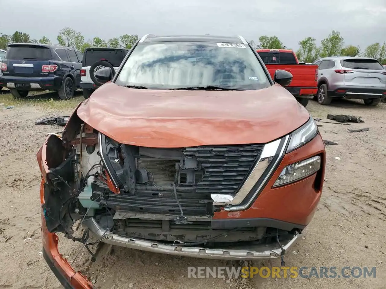 5 Photograph of a damaged car JN8BT3DC1NW117231 NISSAN ROGUE 2022