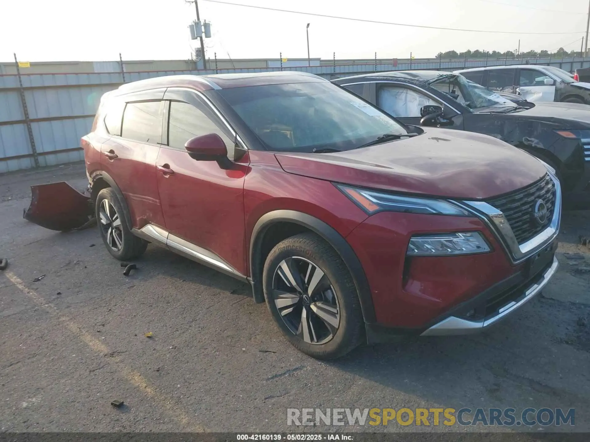 1 Фотография поврежденного автомобиля JN8BT3DC3NW120437 NISSAN ROGUE 2022