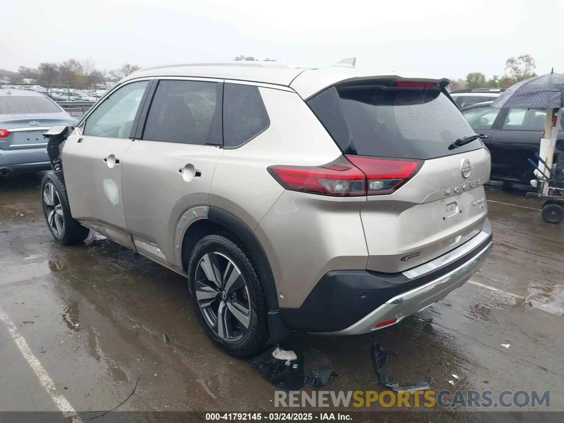 3 Photograph of a damaged car JN8BT3DD0NW271583 NISSAN ROGUE 2022