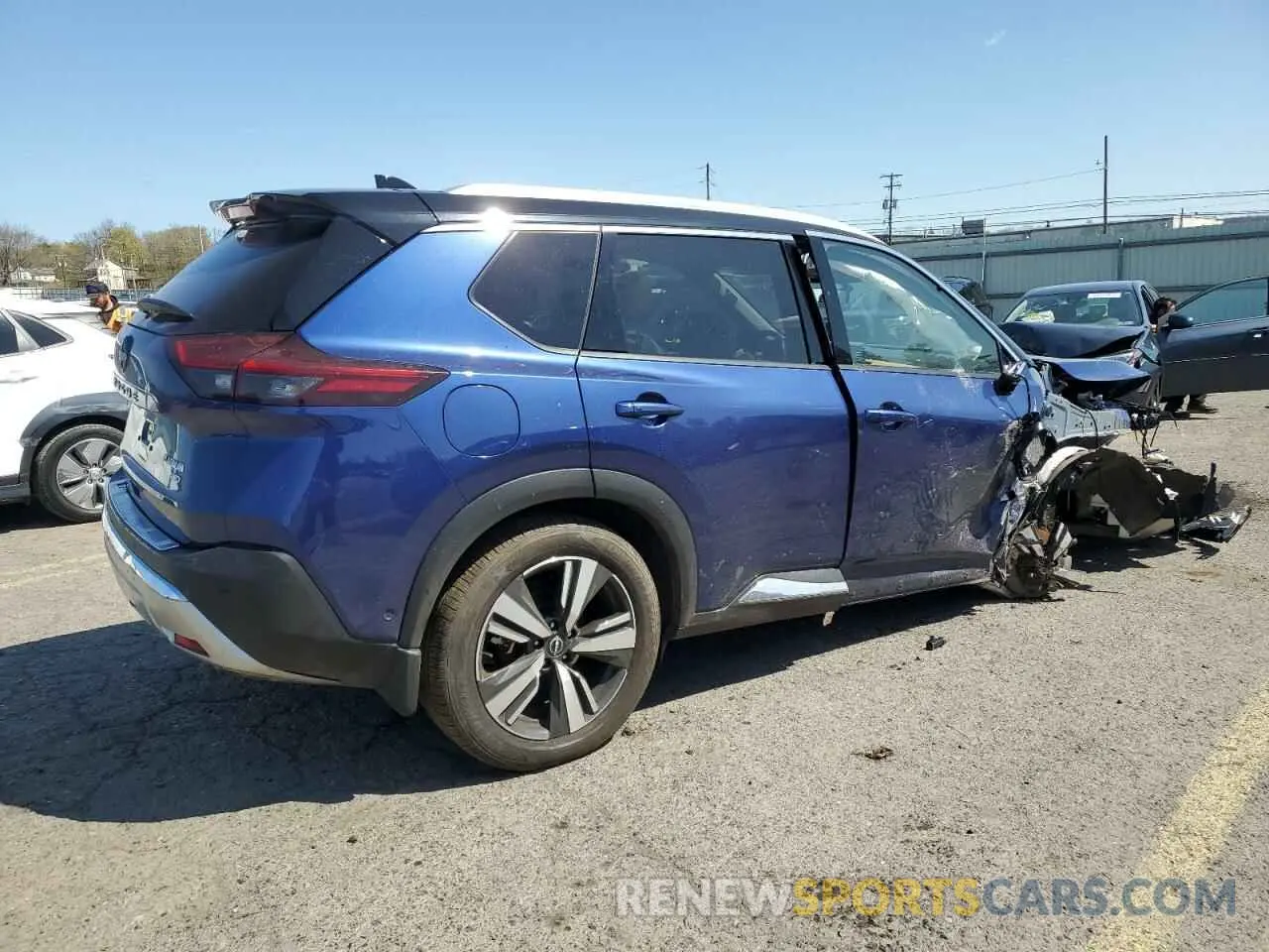 3 Фотография поврежденного автомобиля JN8BT3DD1NW275979 NISSAN ROGUE 2022