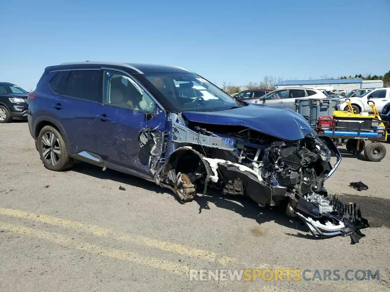 4 Фотография поврежденного автомобиля JN8BT3DD1NW275979 NISSAN ROGUE 2022