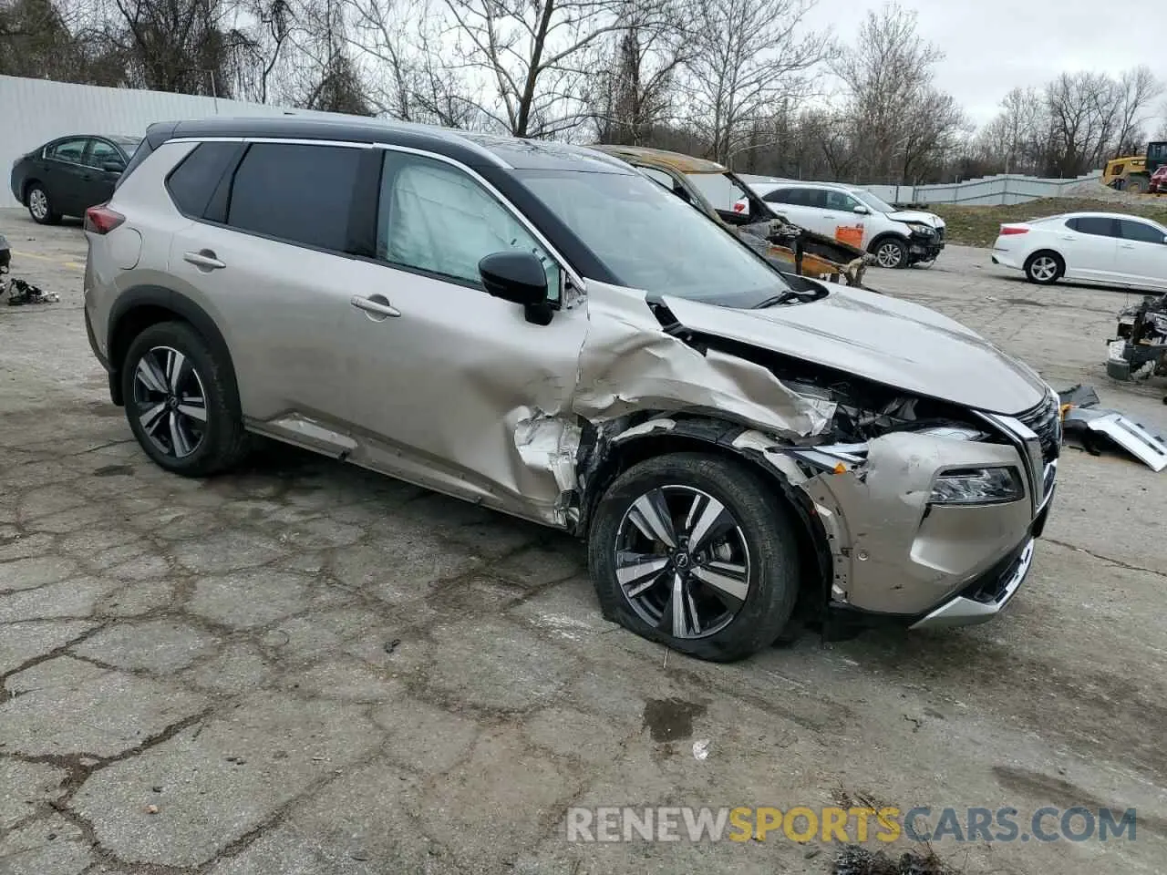 4 Photograph of a damaged car JN8BT3DD6NW275508 NISSAN ROGUE 2022
