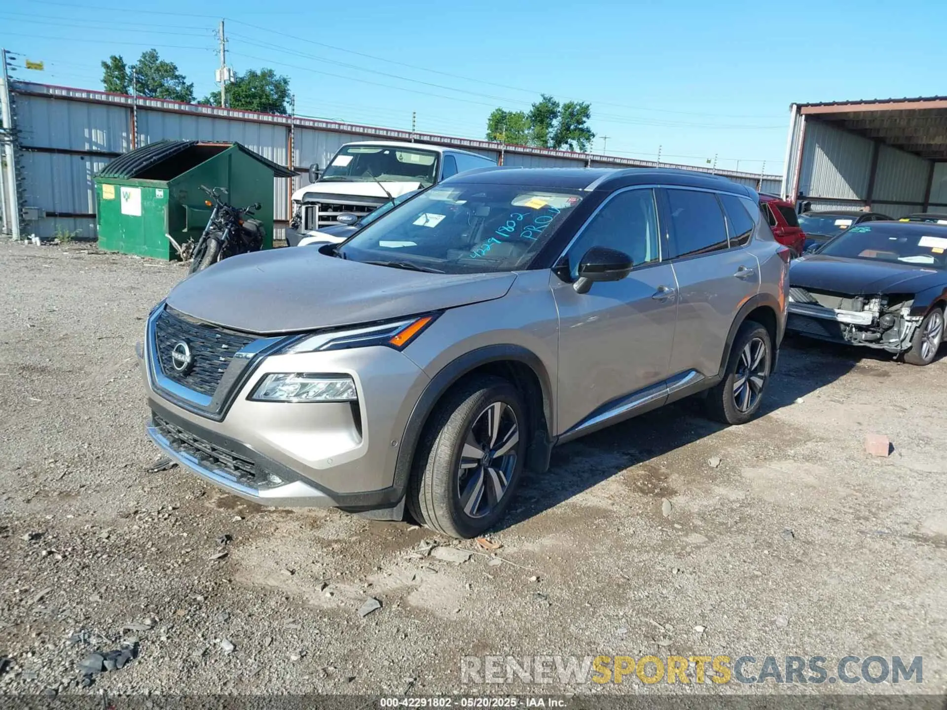 2 Photograph of a damaged car JN8BT3DD7NW275131 NISSAN ROGUE 2022