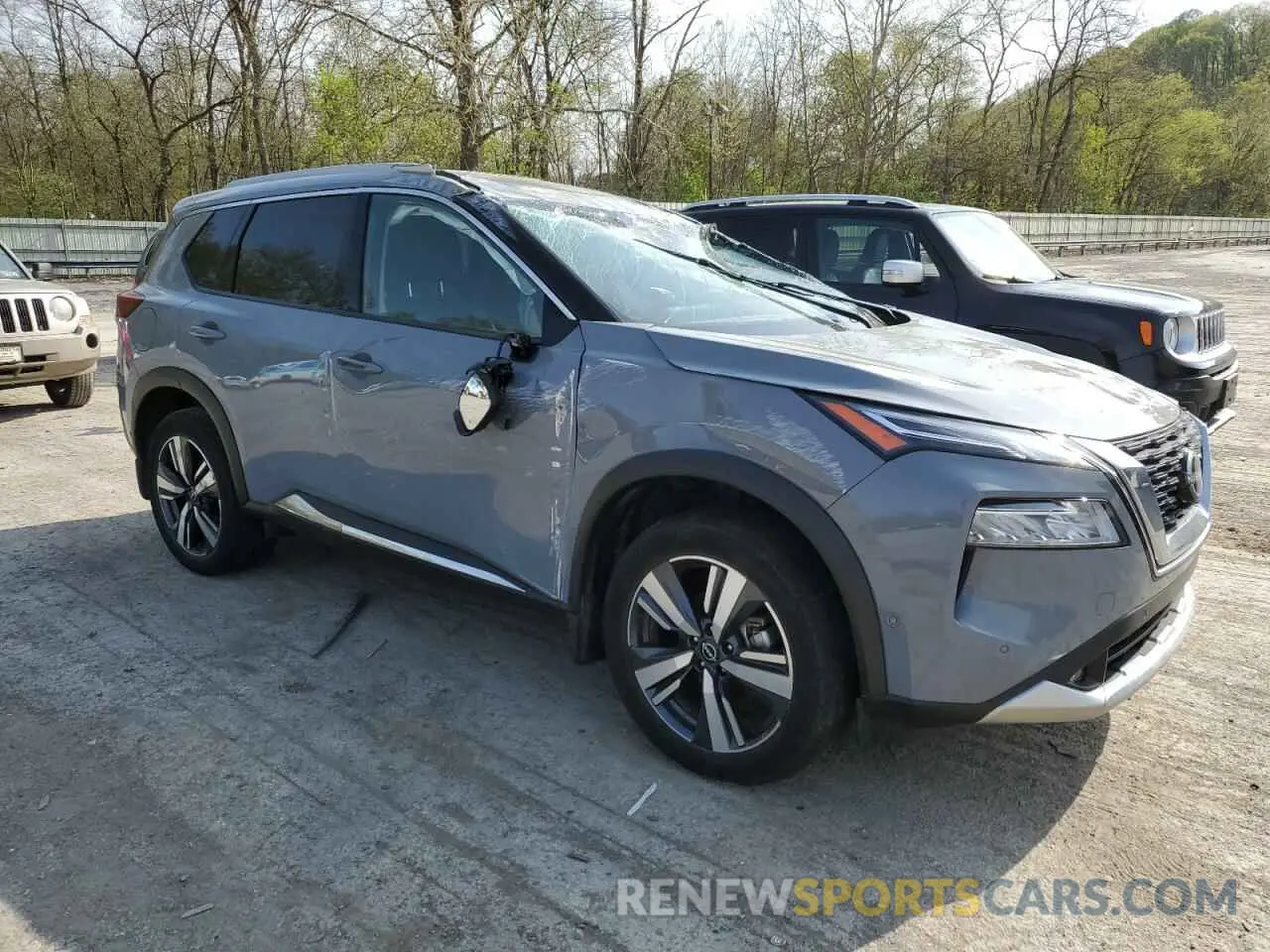 4 Photograph of a damaged car JN8BT3DD8NW271637 NISSAN ROGUE 2022