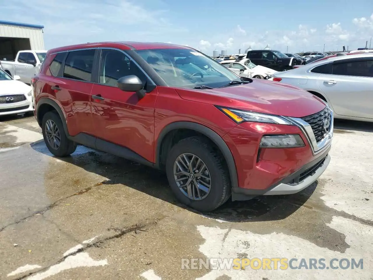 4 Photograph of a damaged car 5N1BT3AA0PC787884 NISSAN ROGUE 2023