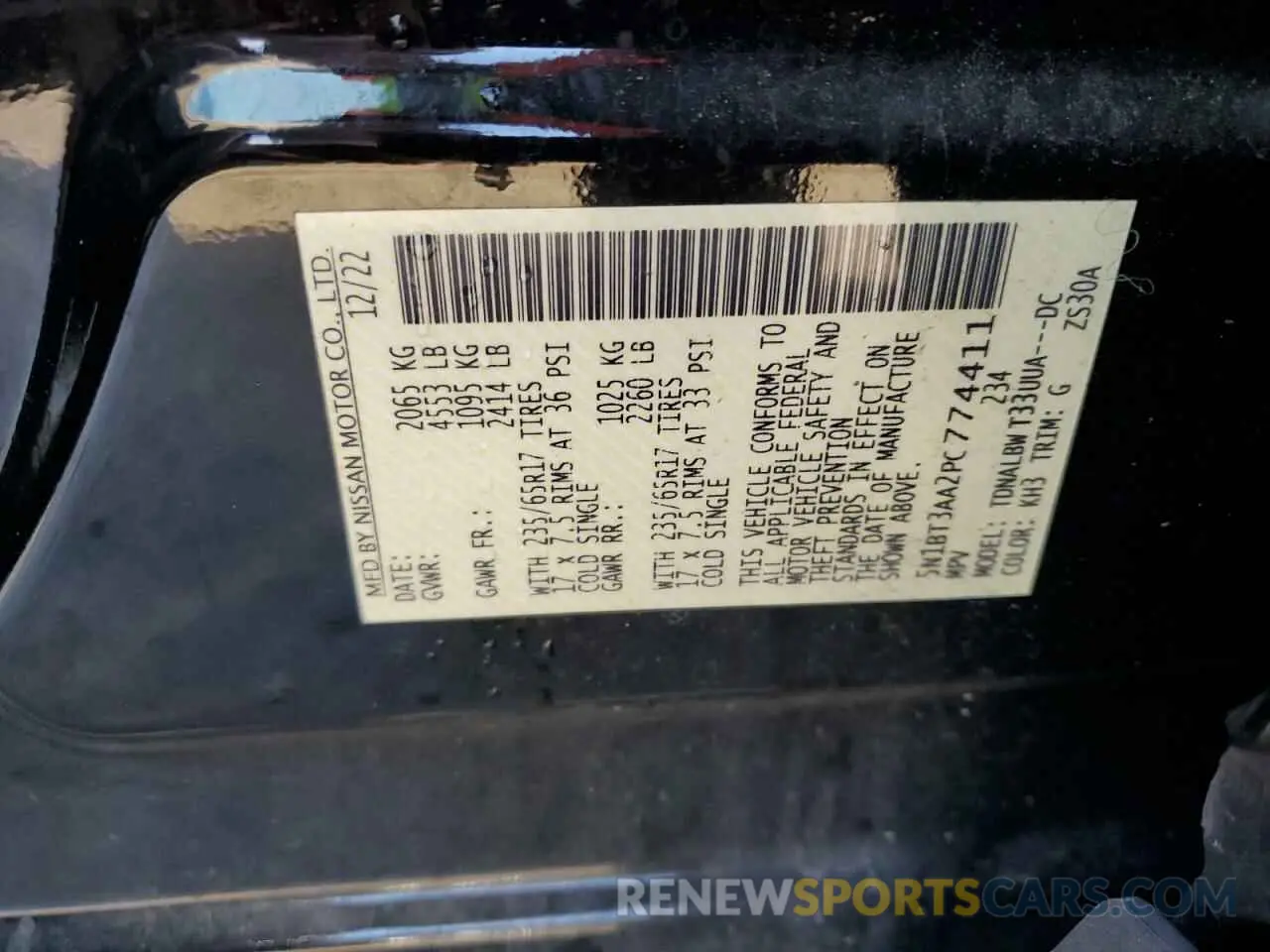 13 Фотография поврежденного автомобиля 5N1BT3AA2PC774411 NISSAN ROGUE 2023