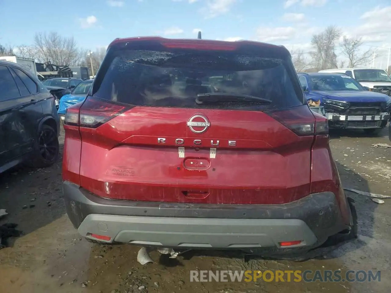 6 Photograph of a damaged car 5N1BT3AA3PC945621 NISSAN ROGUE 2023