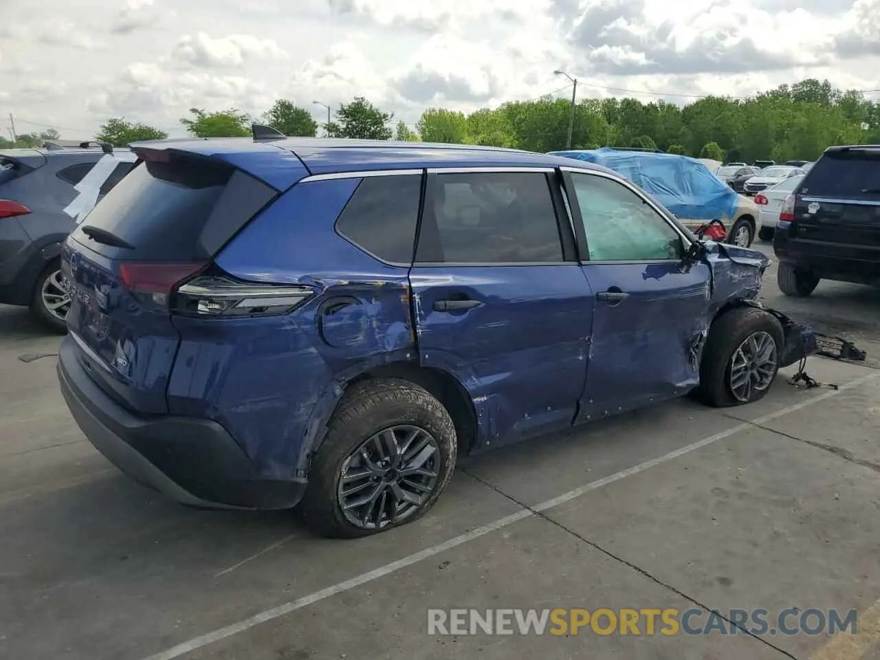 3 Photograph of a damaged car 5N1BT3AB0PC831665 NISSAN ROGUE 2023