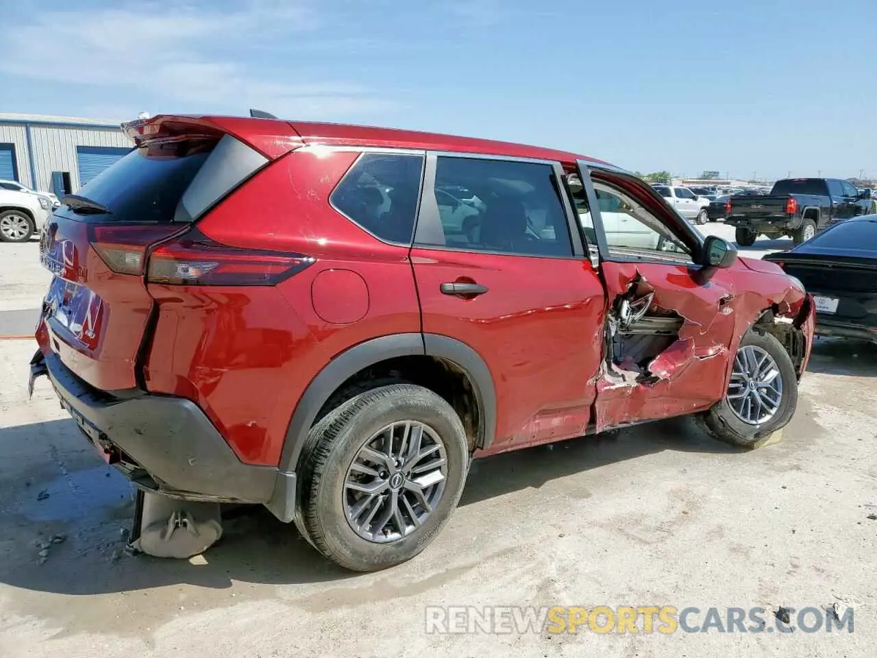 3 Photograph of a damaged car 5N1BT3AB0PC841063 NISSAN ROGUE 2023