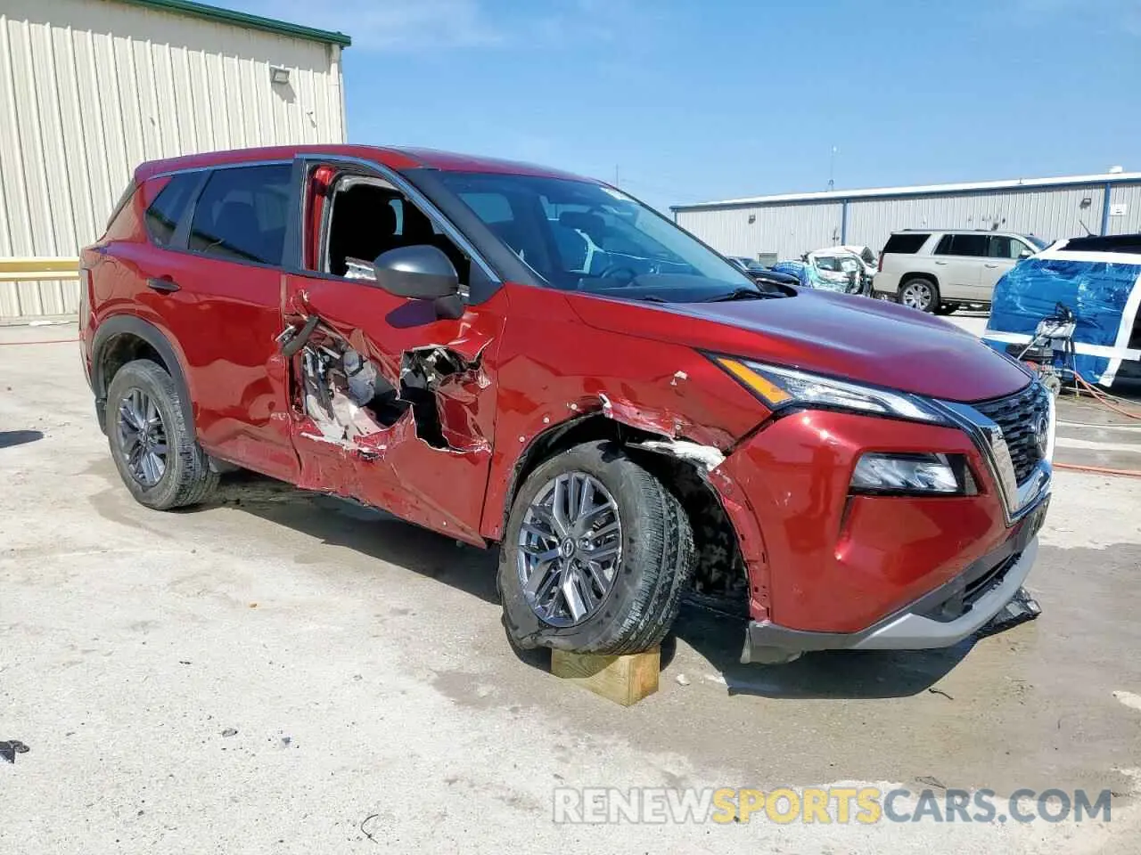 4 Photograph of a damaged car 5N1BT3AB0PC841063 NISSAN ROGUE 2023