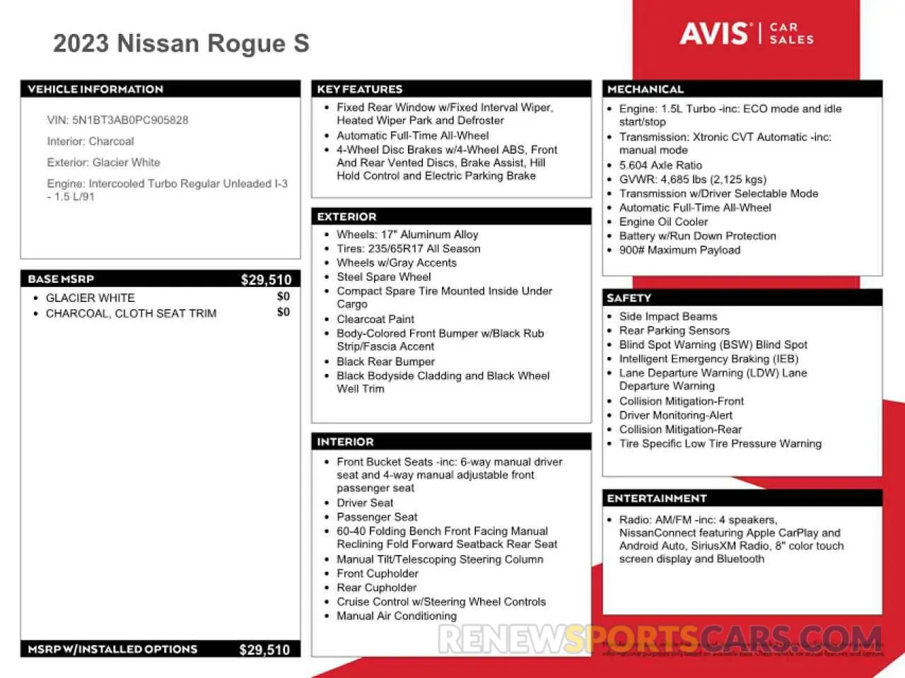 12 Фотография поврежденного автомобиля 5N1BT3AB0PC905828 NISSAN ROGUE 2023