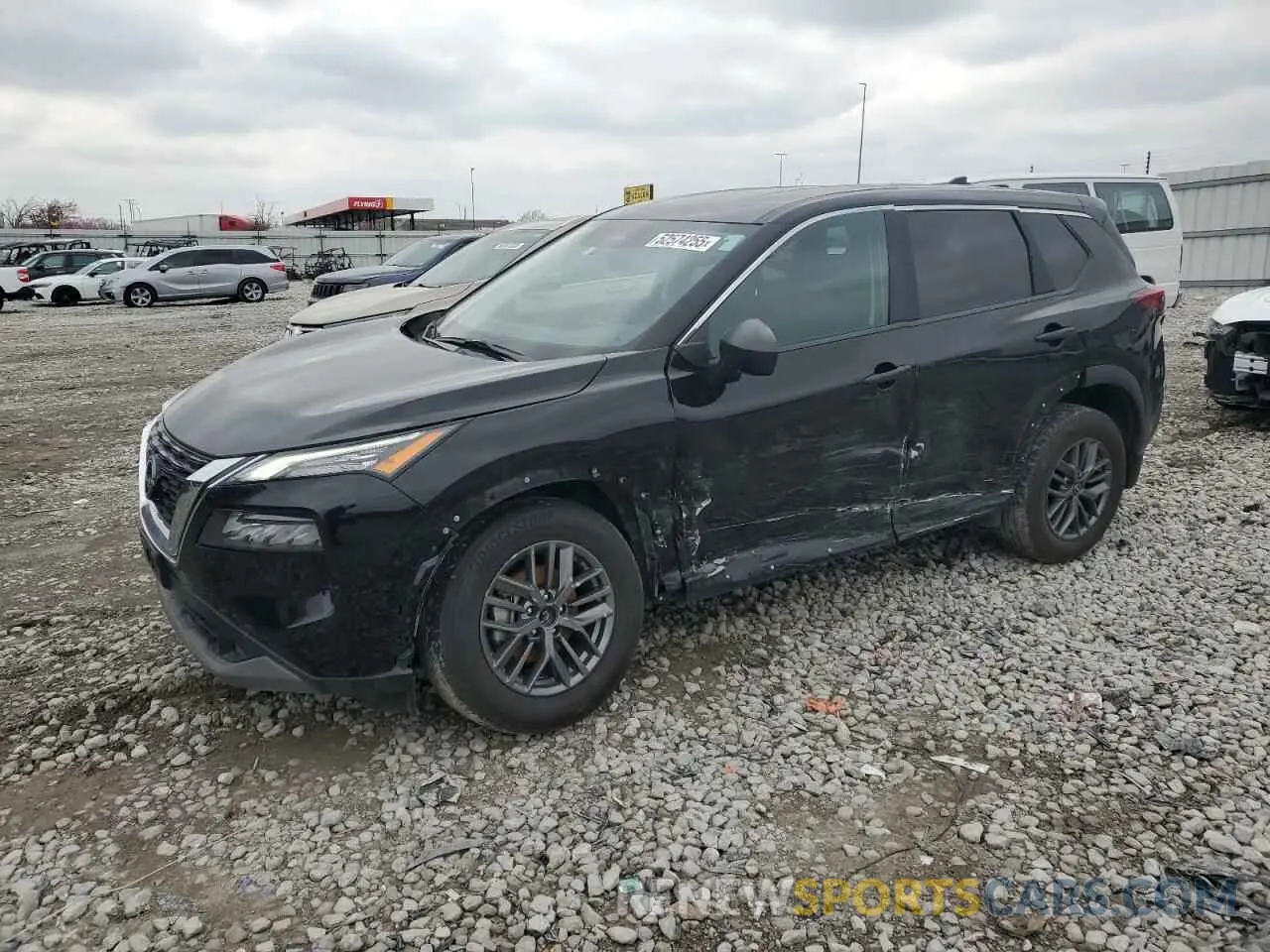 1 Photograph of a damaged car 5N1BT3AB1PC744681 NISSAN ROGUE 2023
