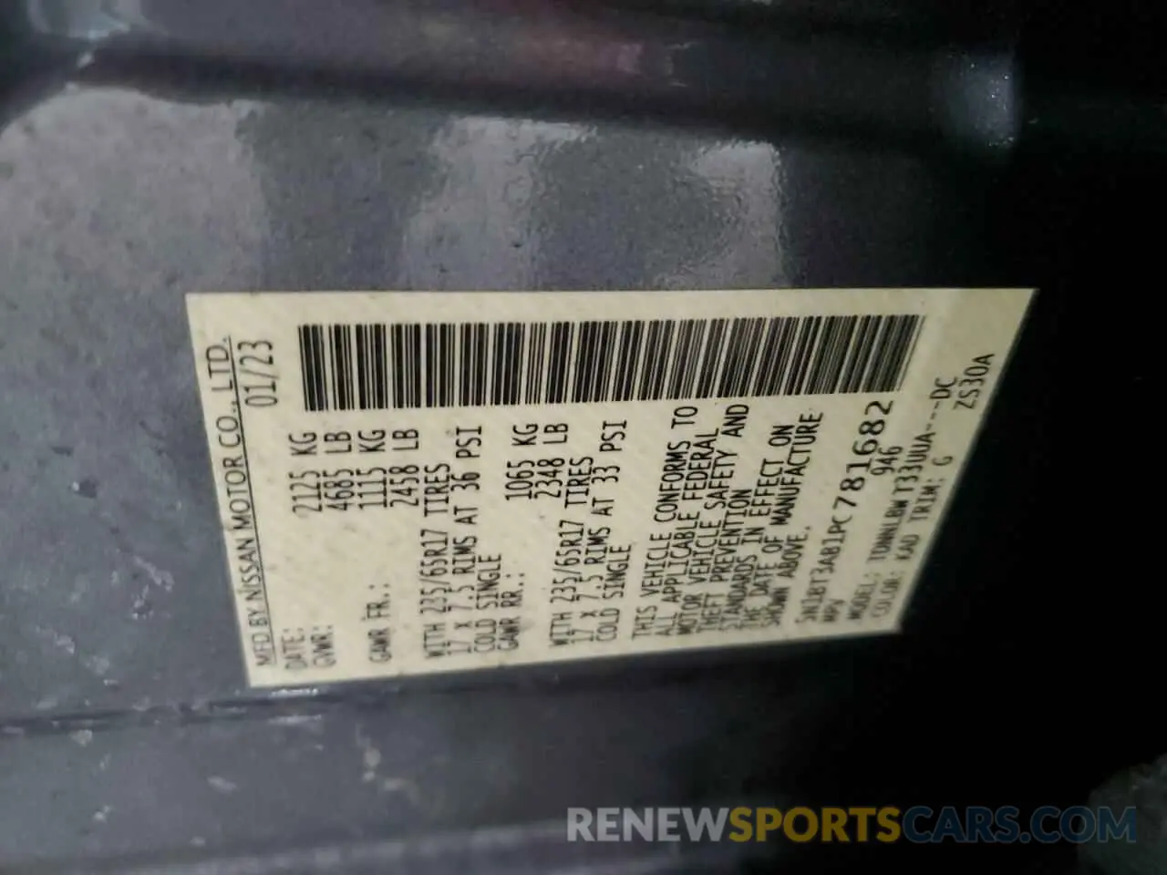 13 Фотография поврежденного автомобиля 5N1BT3AB1PC781682 NISSAN ROGUE 2023